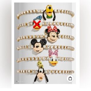 WEEKEND DEAL ENDS SOON! New 5 Disney Character Tennis Bracelets Collection